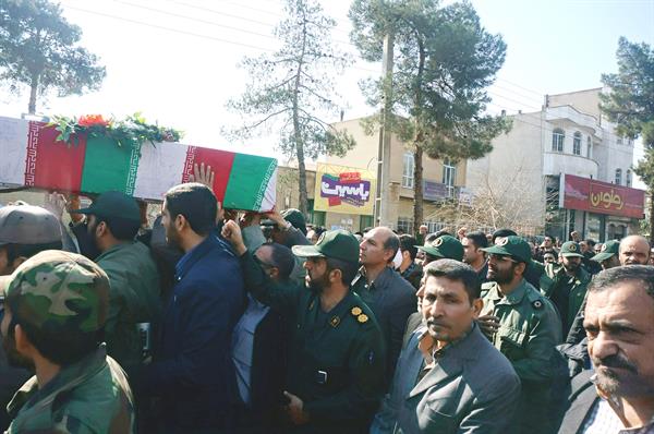 مراسم تشییع دو شهید گمنام در سمنان برگزار شد