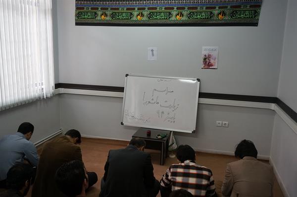 برگزاری مراسم زیارت عاشورا در اداره کل ict استان سمنان