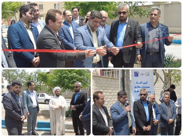 عملیات اجرایی پروژه فیبرنوری منازل و کسب وکارهای شهرستان سرخه در استان سمنان کلید خورد