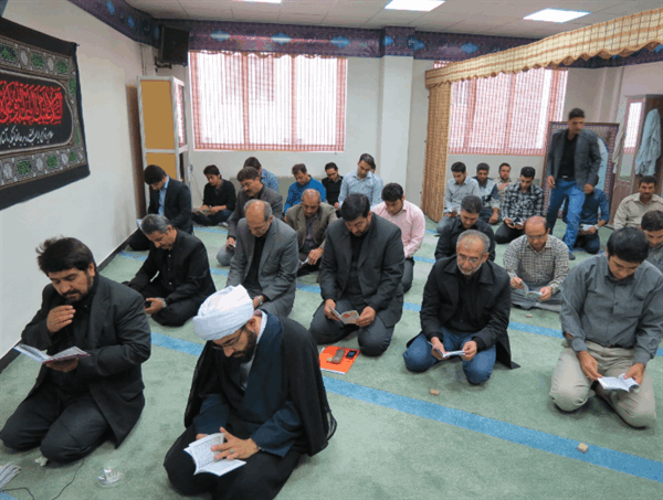 شرکت مدیر کل و کارکنان اداره کل ارتباطات و فناوری اطلاعات استان سمنان در مراسم زیارت عاشورا