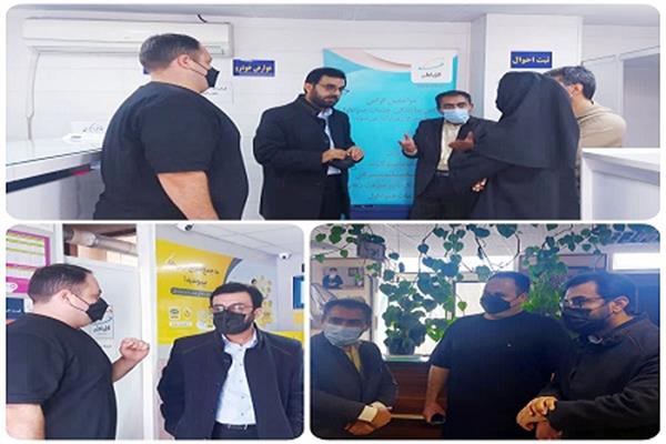 بازدید سرزده مدیرکل ارتباطات و فناوری اطلاعات استان سمنان از دفاتر پیشخوان خدمات دولت