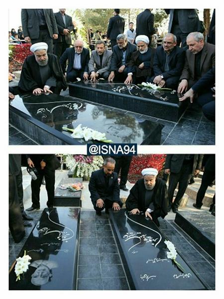 حضور وزیر ارتباطات و فناوری اطلاعات در اولین سالگرد درگذشت مادر رییس جمهور در سمنان